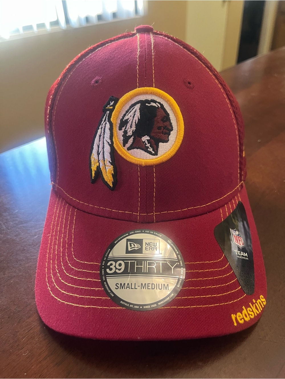 Washington Redskins hat New Era 39THIRTY team edition SM/M fitted nwt